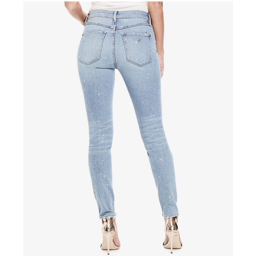 NWT {guess} light wash ripped skinny jeans! - Picture 4 of 8